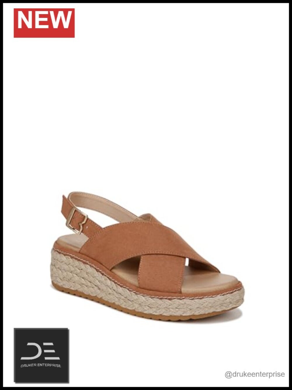 Dr. Scholl's Ember Espadrille Wedge Sandals, Slingback, Open Toe, Fabric Upper,